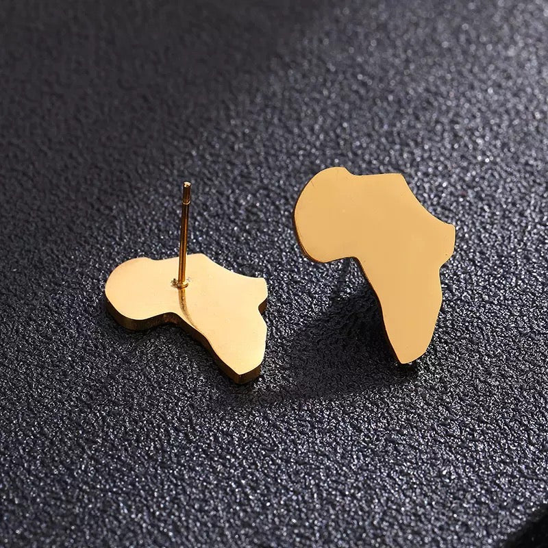 Africa is bae Stud Earrings