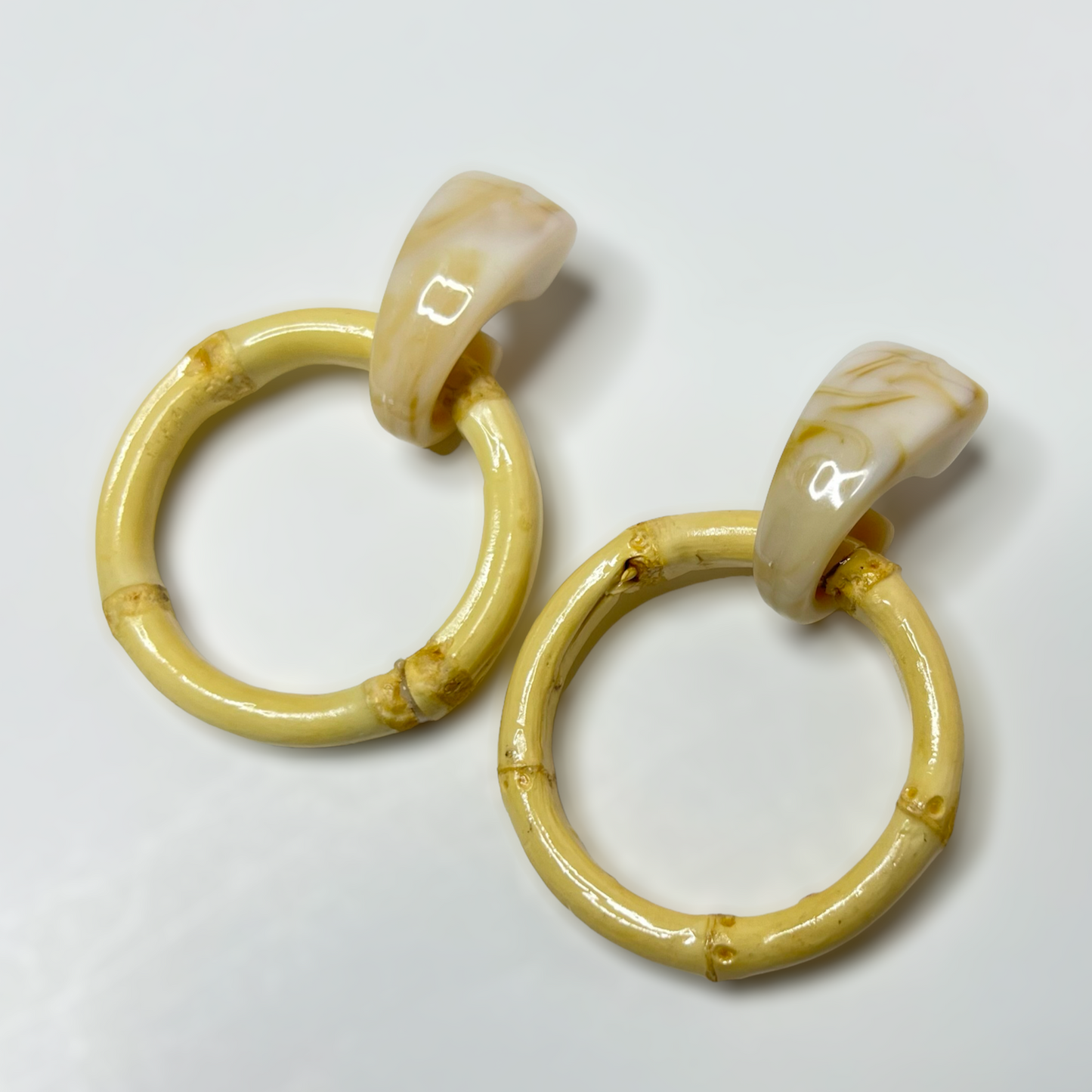 Bamboo Statement Earrings