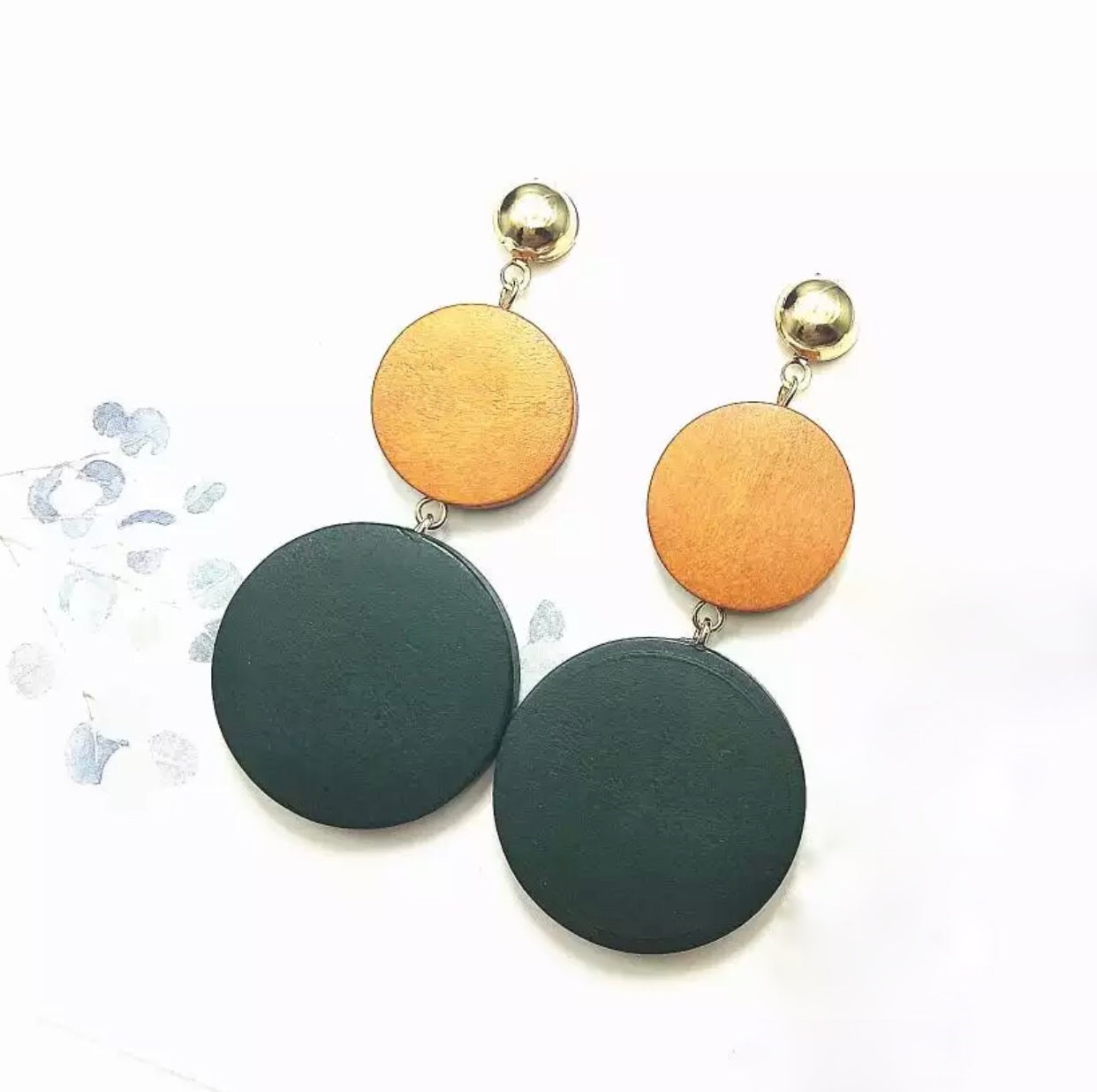 Dangle Wood Earrings