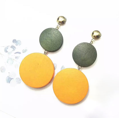 Dangle Wood Earrings
