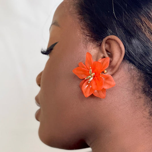 Lotus Stud Earrings