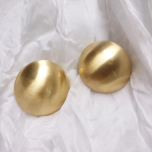 Athena Gold Stud Earrings