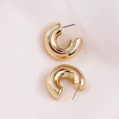 Luna Chunky Hoop Earrings