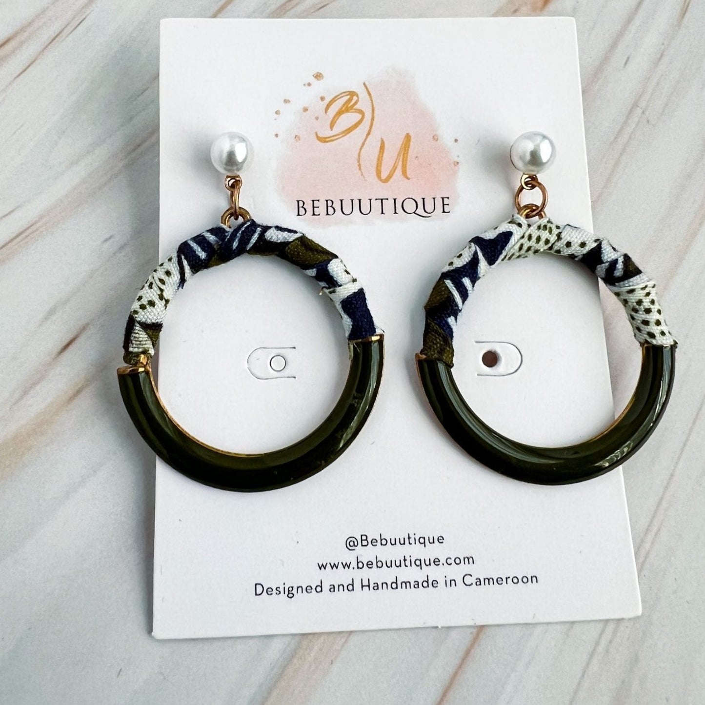 Ivy drop earrings