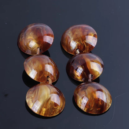 Honey Drop Statement Earrings